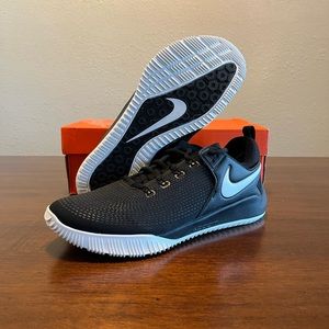 🔥NIB🔥Womens Sz 10.5 Nike Zoom HyperAce 2 Volleyball Training Shoe Black/White
